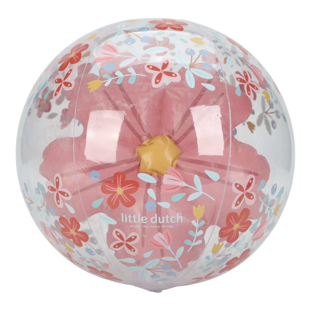 Wasserball 3D Pink Flowers