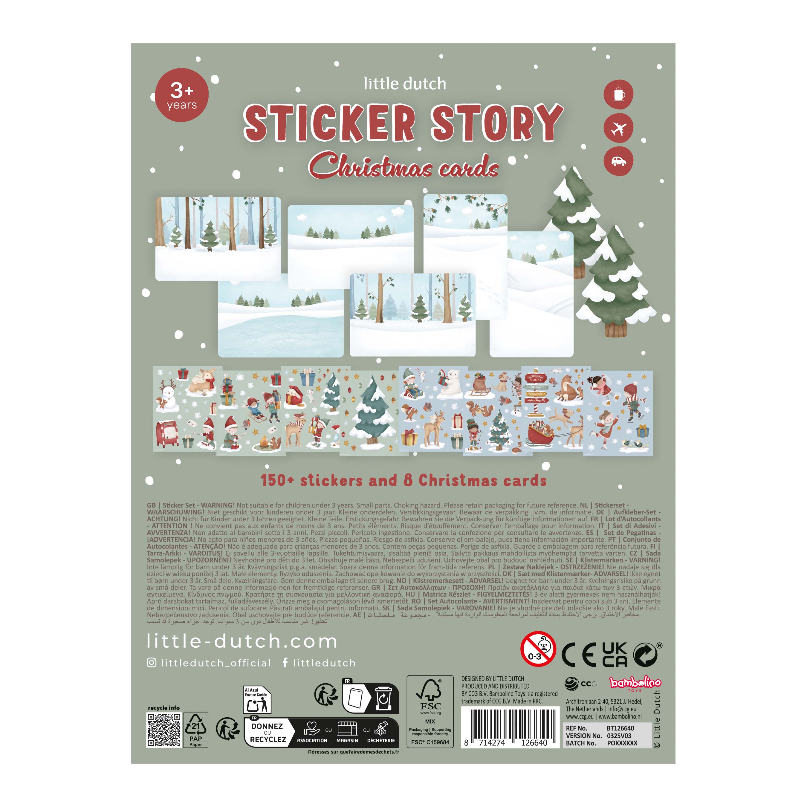 Stickerbuch Weihnachten