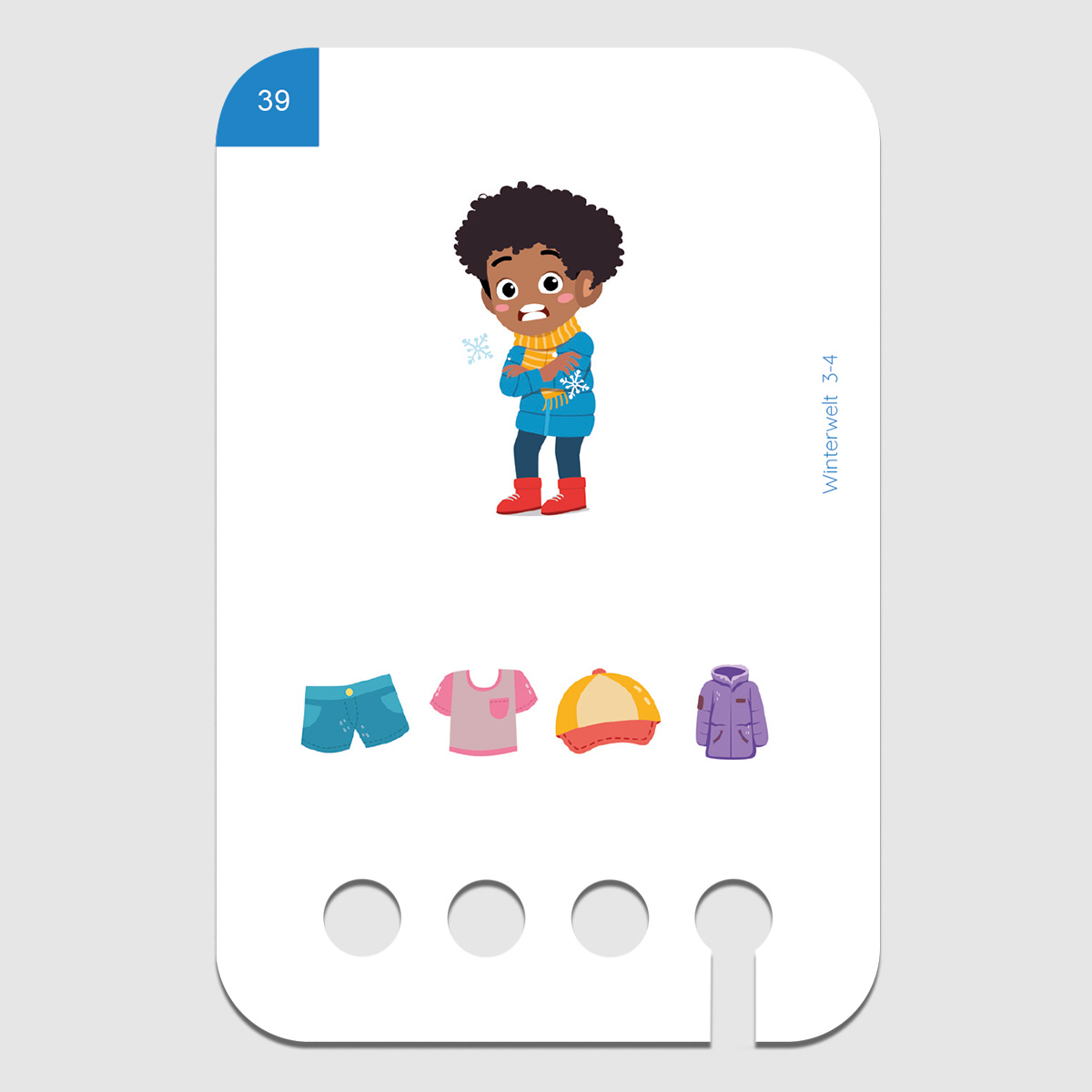 Lochkasten Kartensatz 3-4 Winterwelt