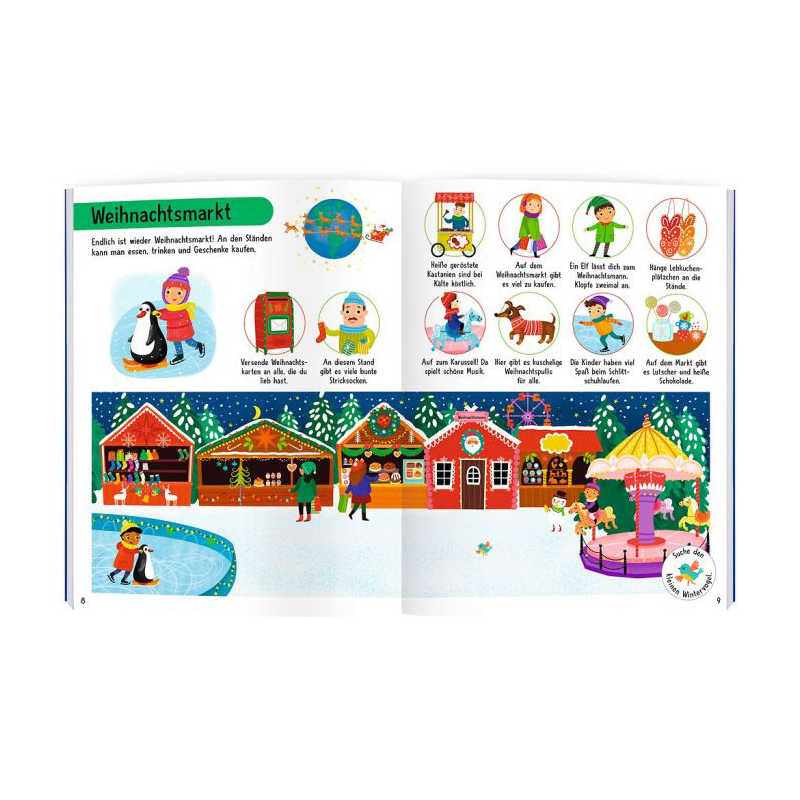 Mein magisches Rubbelsticker-Buch Weihnachten