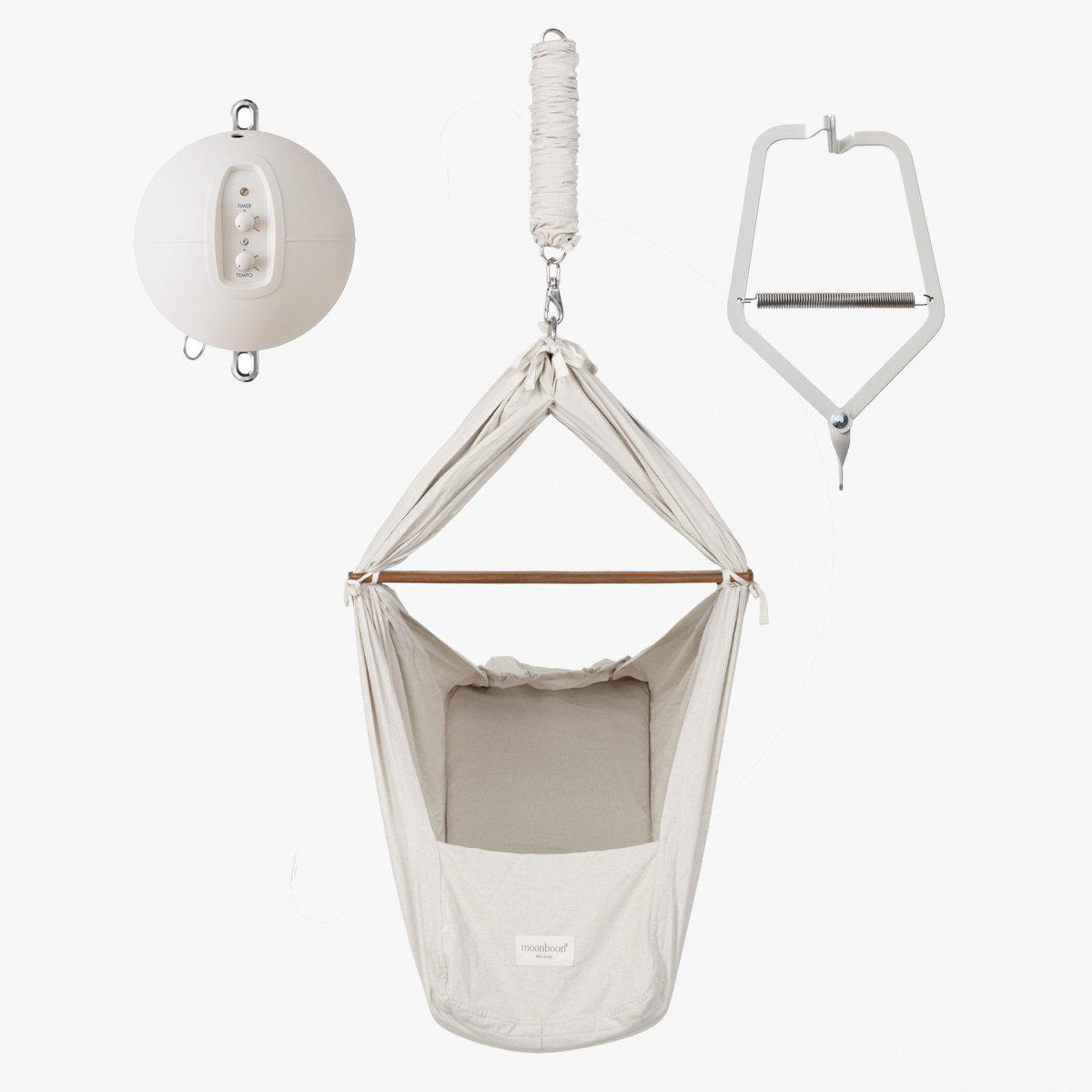 Federwiege Set mit Motor Connect & Türklammer