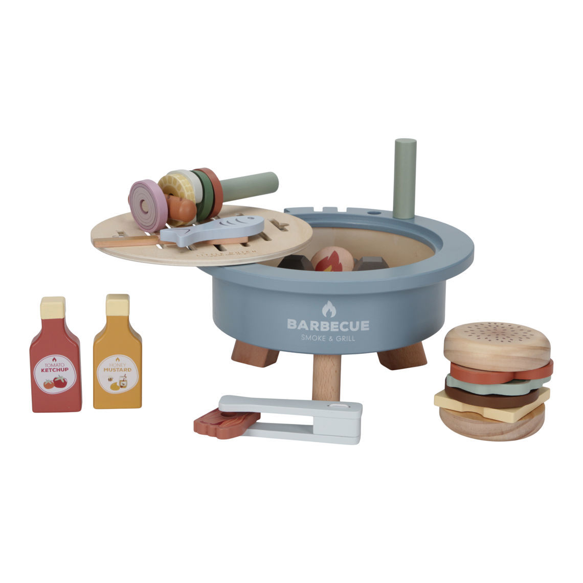 BBQ Set aus Holz
