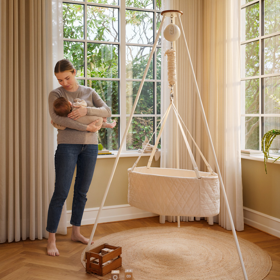 Wiege Set mit Motor Connect & Gestell