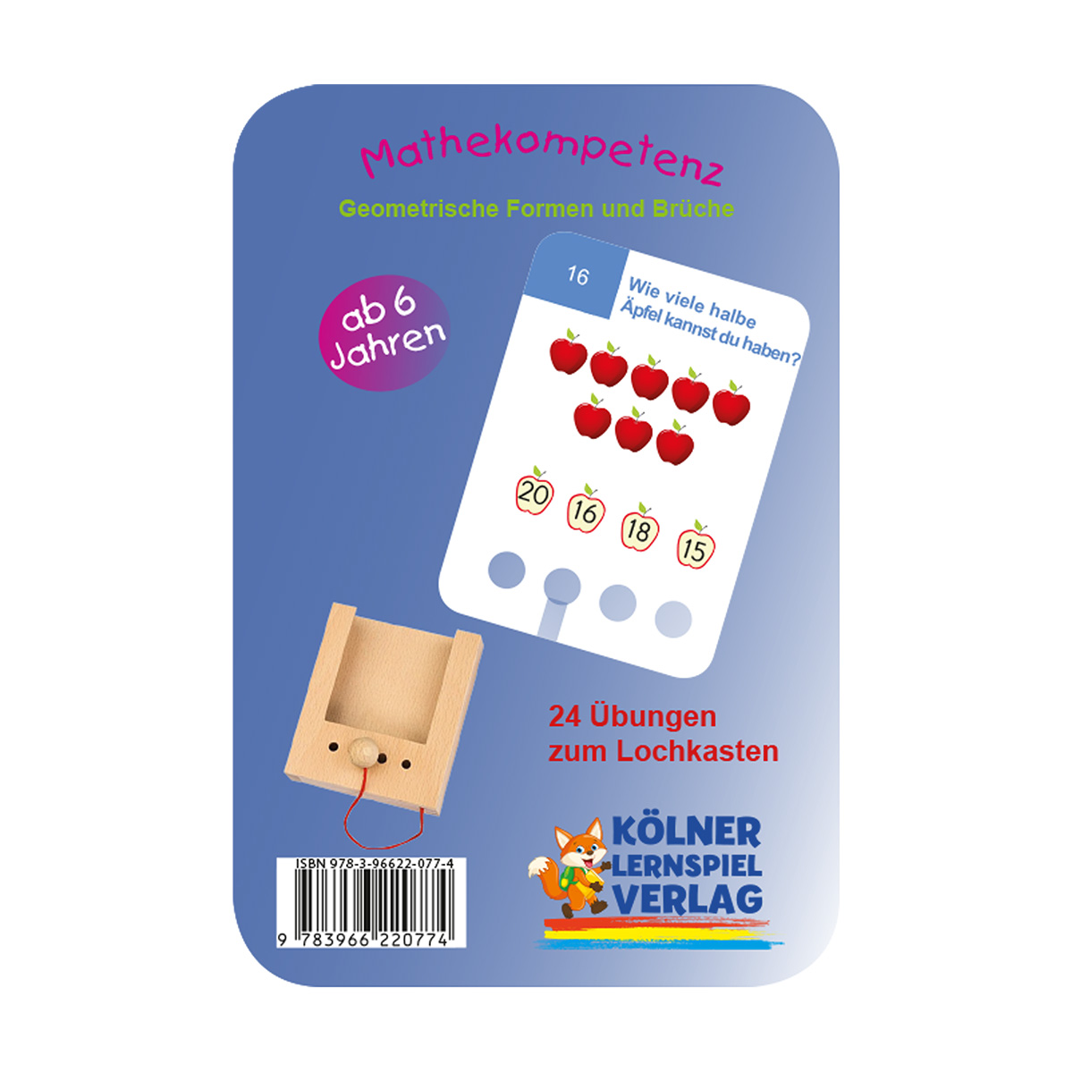 Lochkasten Kartensatz 6+ Mathekompetenz