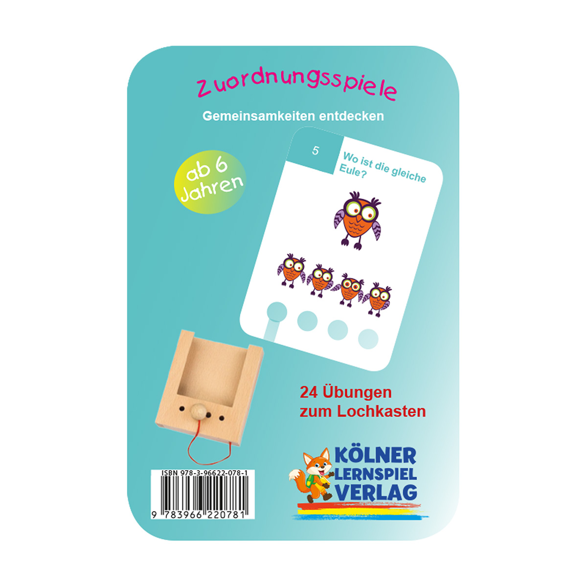 Lochkasten Kartensatz 6+ Zuordnungsspiele