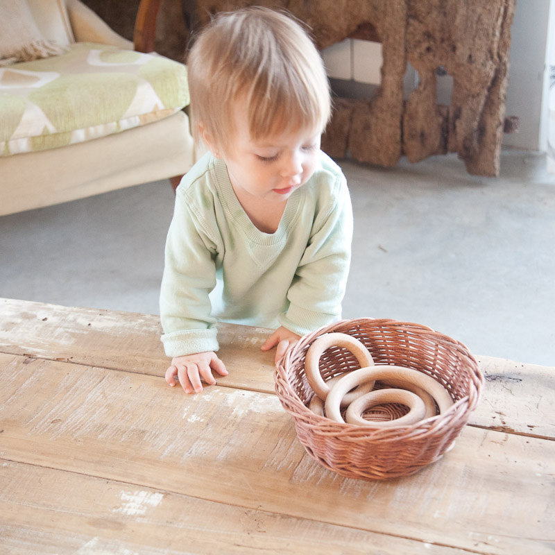 Holzring groß Einzelstück