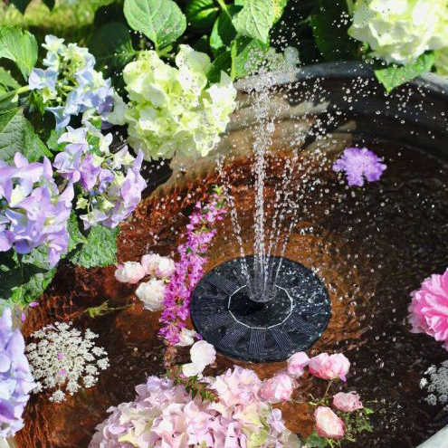 Blatt & Blüte Solar Brunnen