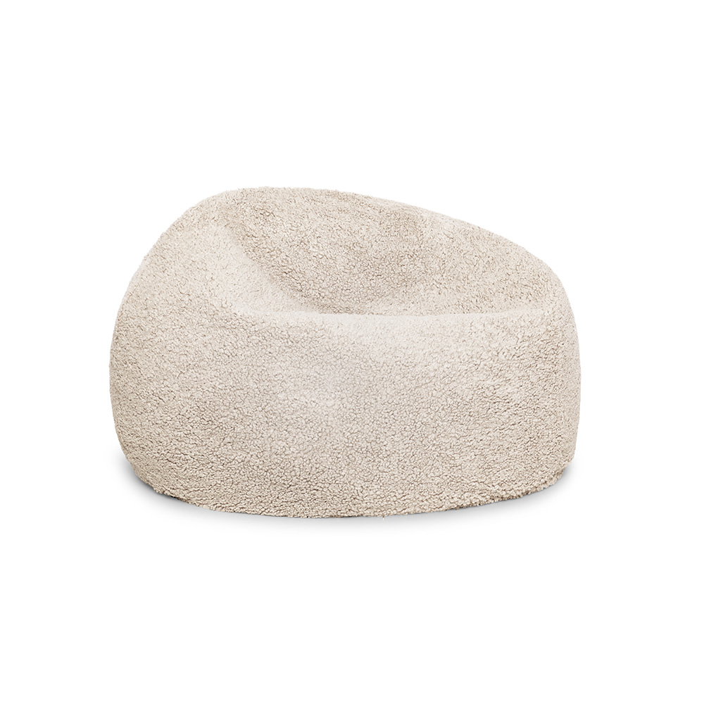 Sitzsack Teddy Beige