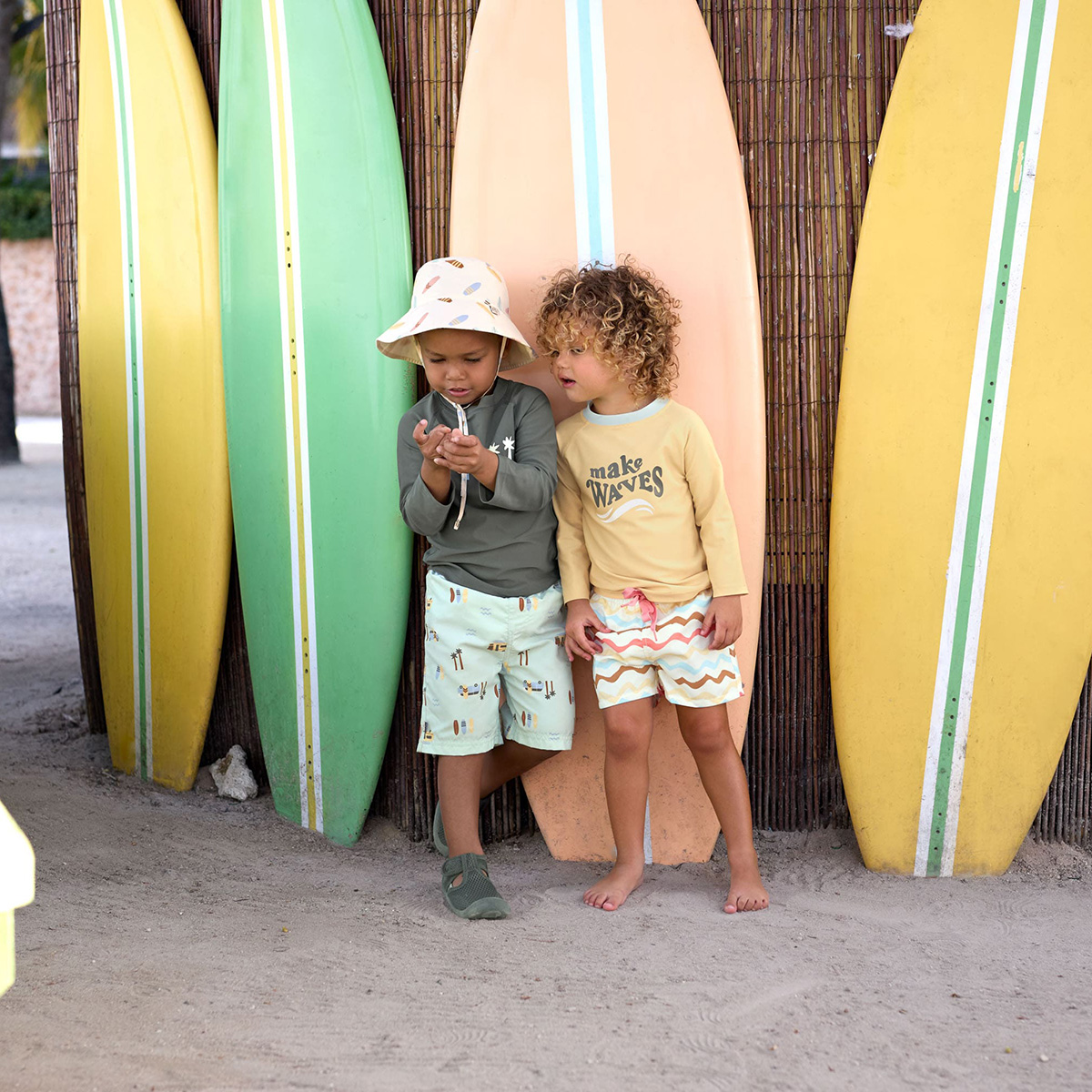 UV-Badehose Camper Sea Foam