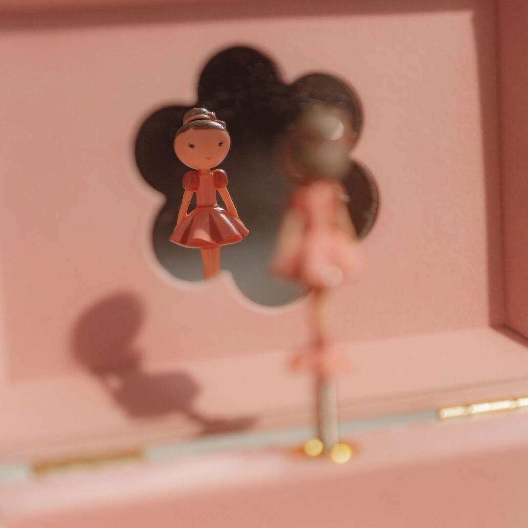 Schmuckkästchen mit Musik Rosa