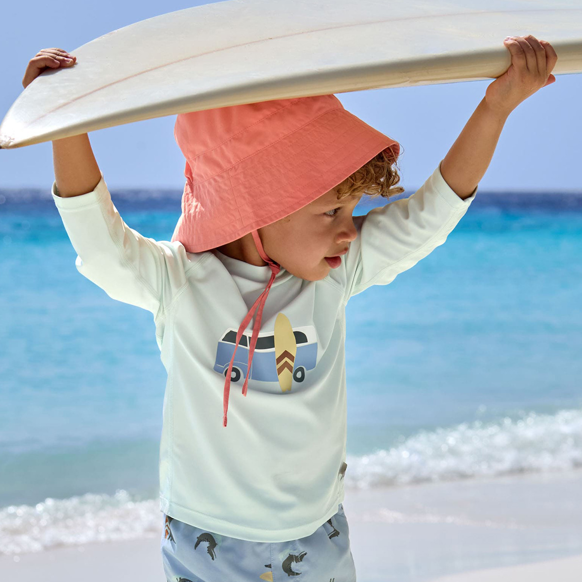 UV-Shirt langarm Camper Sea Foam