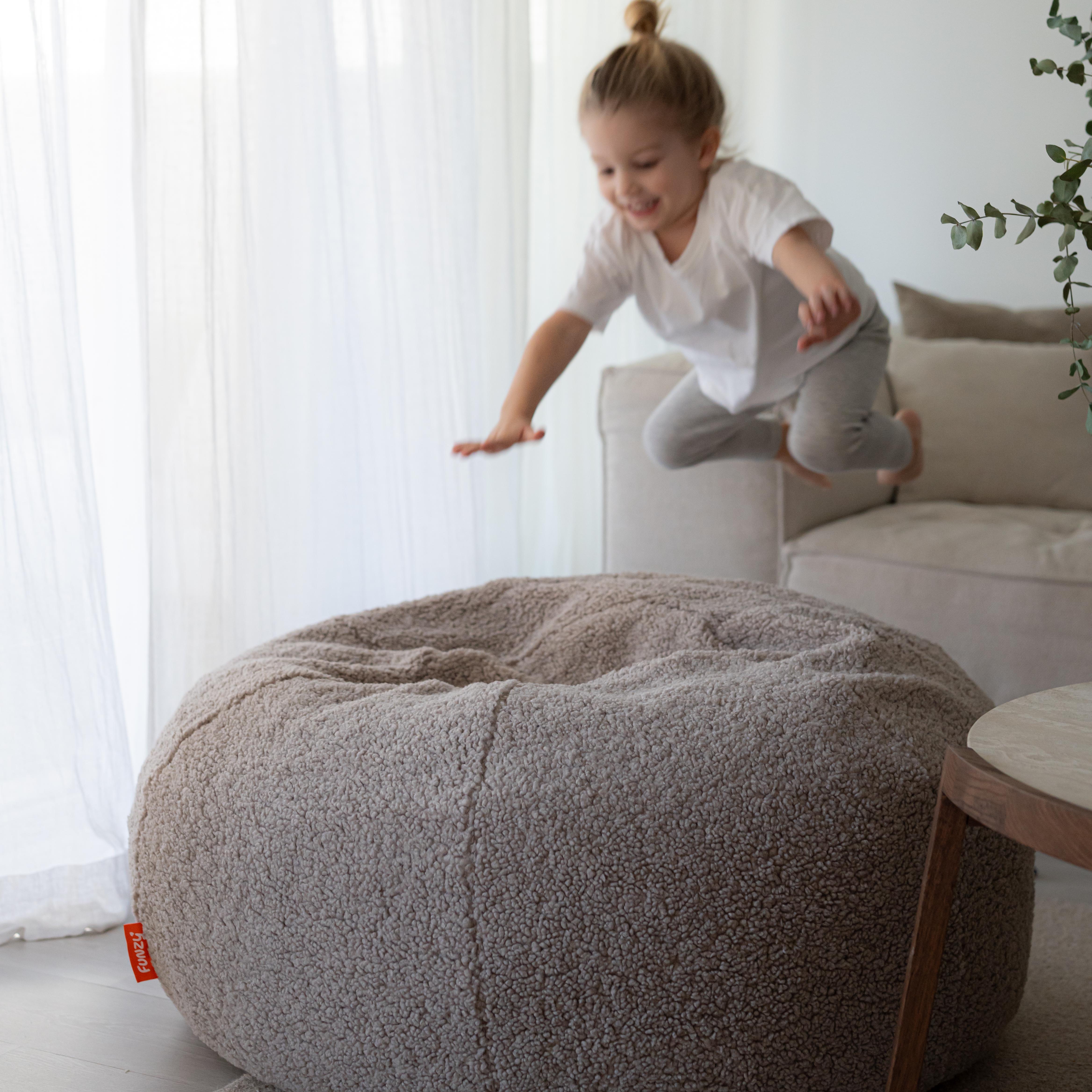 Sitzsack Teddy Haselnuss