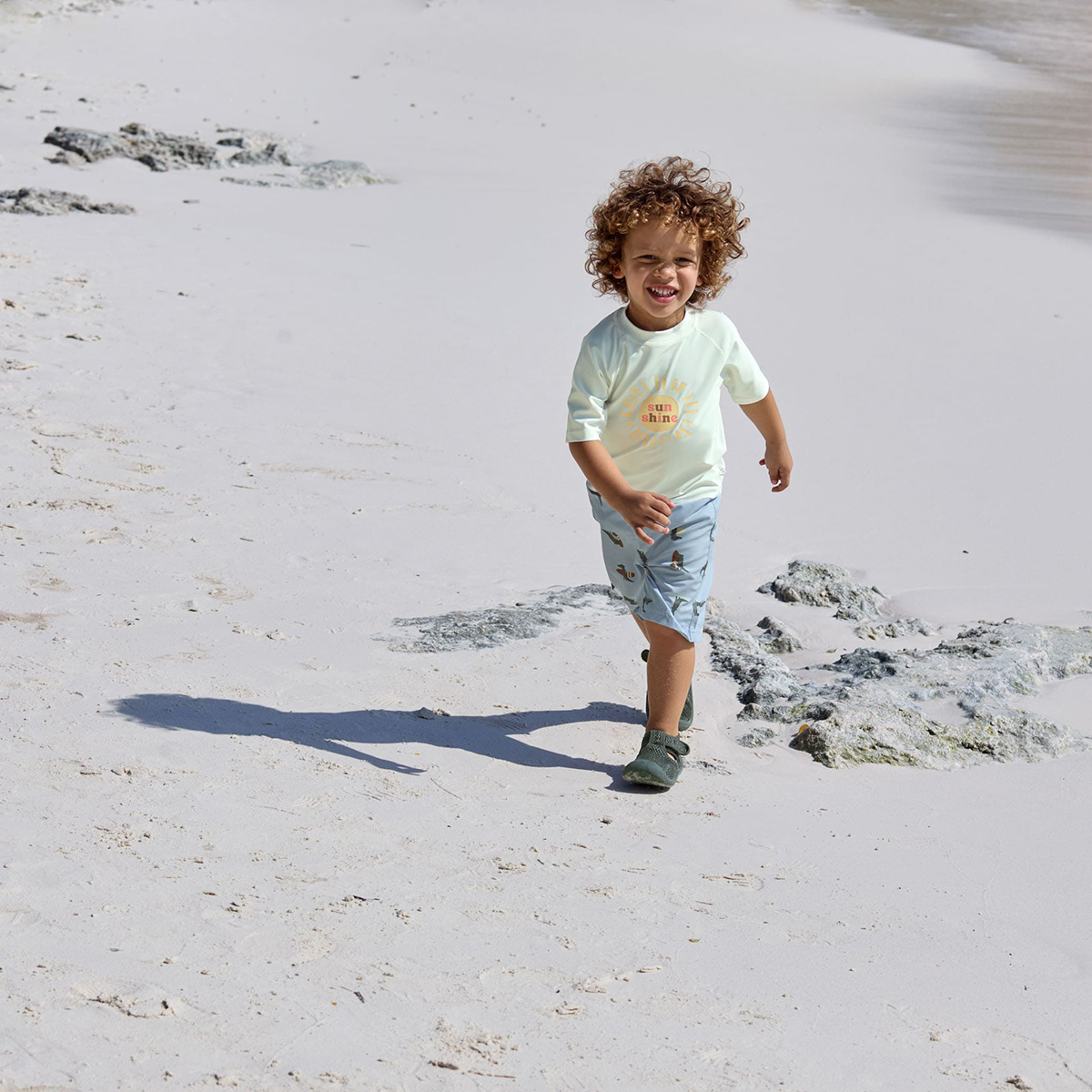 UV-Badehose Crocodile Sky Blue