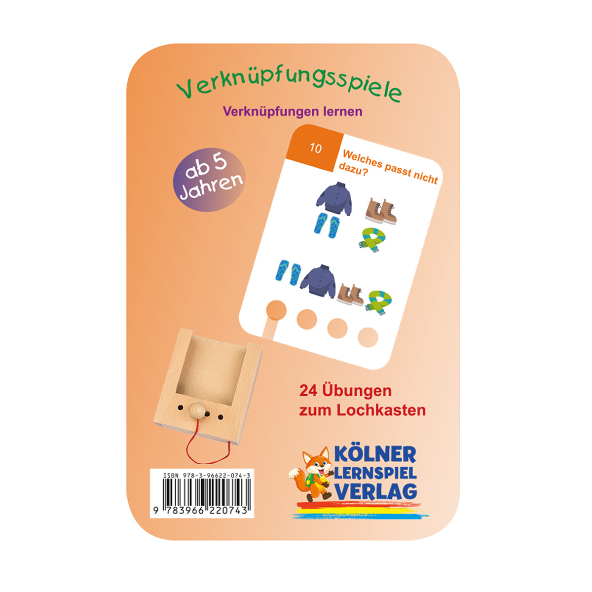 Lochkasten Kartensatz 5+ Verknüpfungsspiele