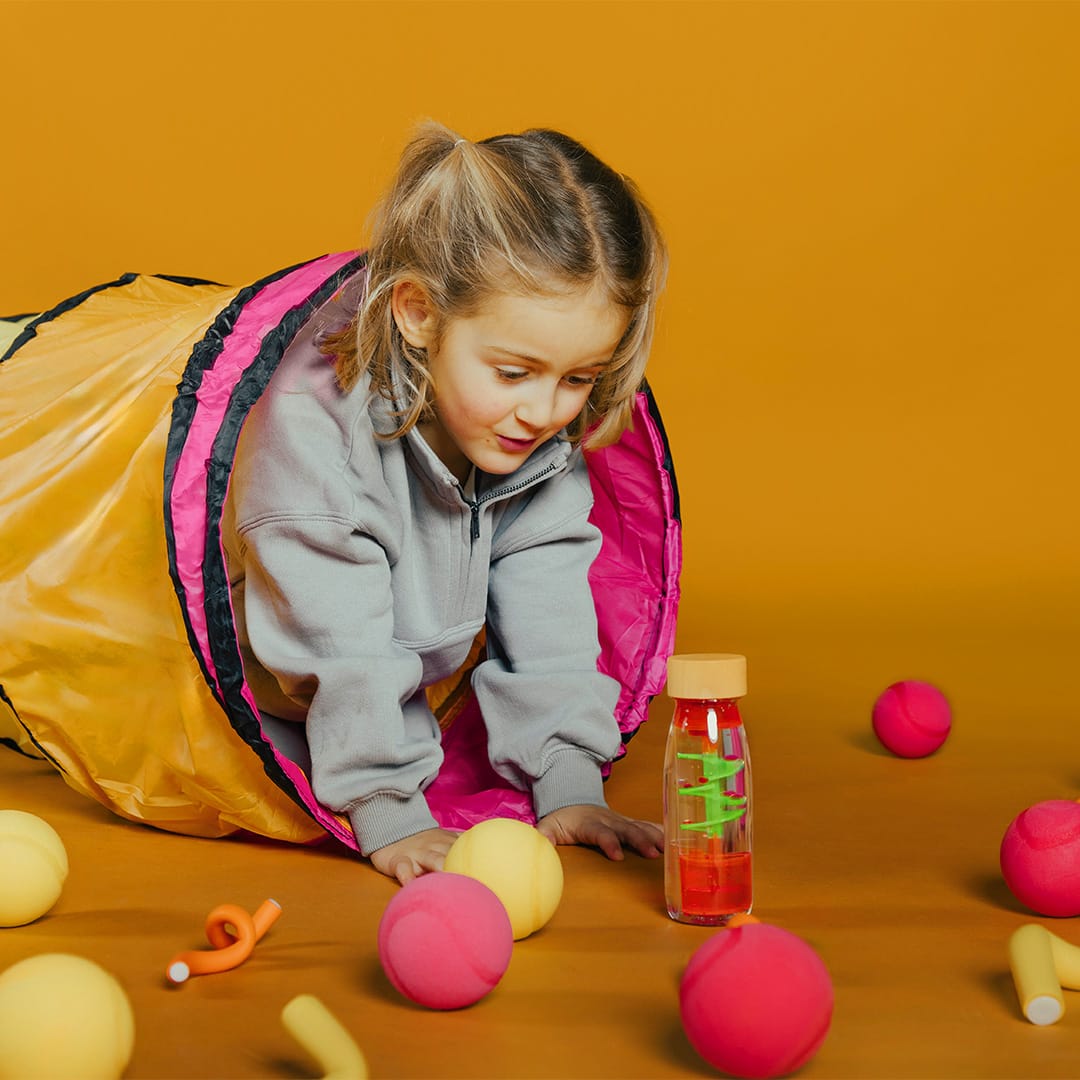 Sensorische Flasche Move Spiral Pink