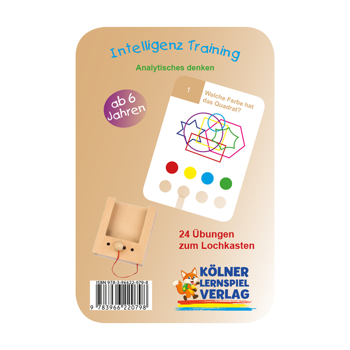 Lochkasten Kartensatz 6+ Intelligenz Training