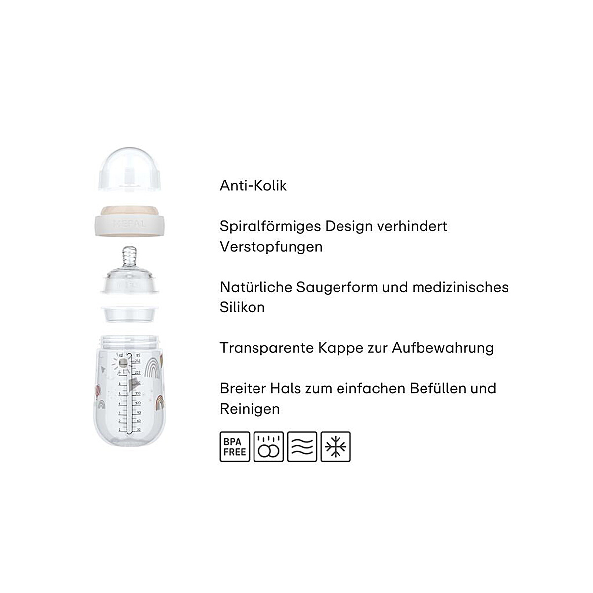 Mio Babyflasche 165ml Fairy Garden