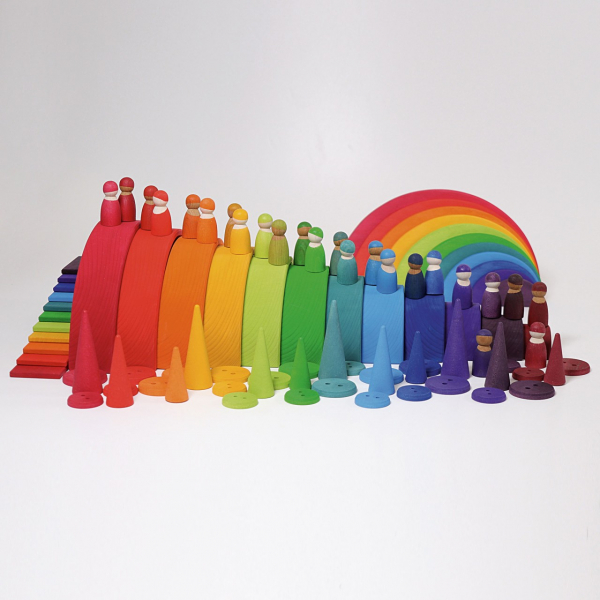Bauplatten Regenbogen Classic