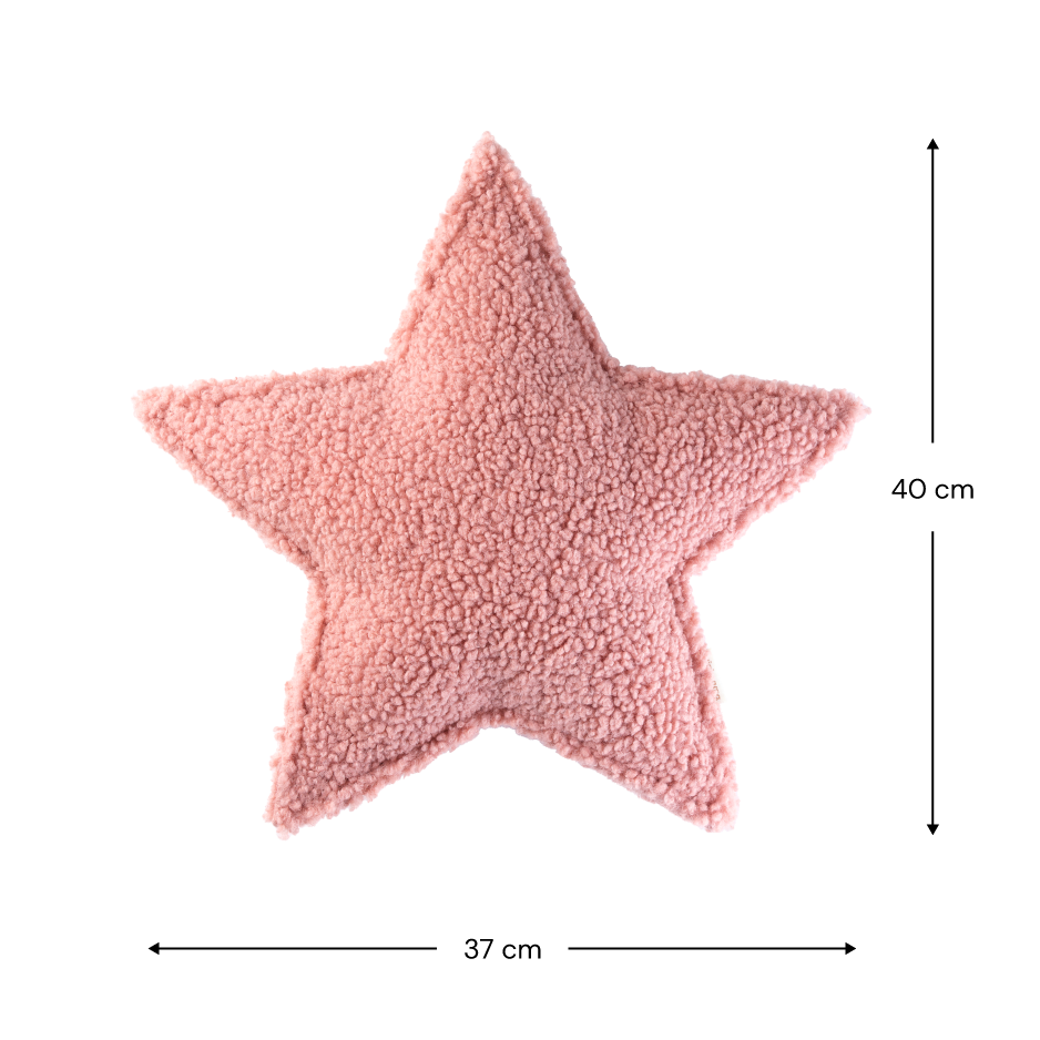 Cushion Star Teddy  Guava Pink