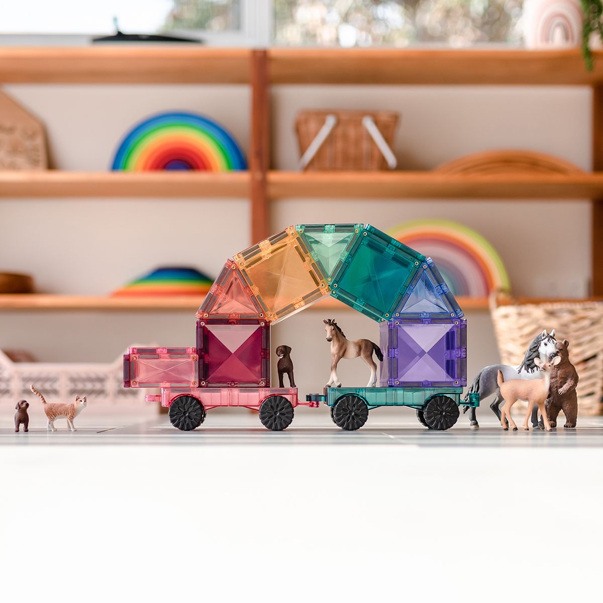 Magnetbausteine Mega Pack Pastel 202tlg.