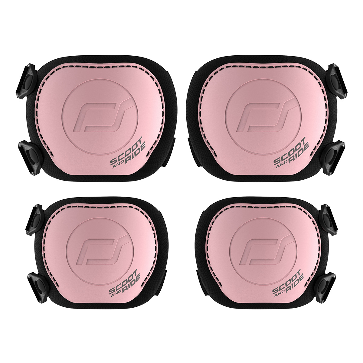 Protectives Set Knie- und Ellenbogen-Schützer Rose S