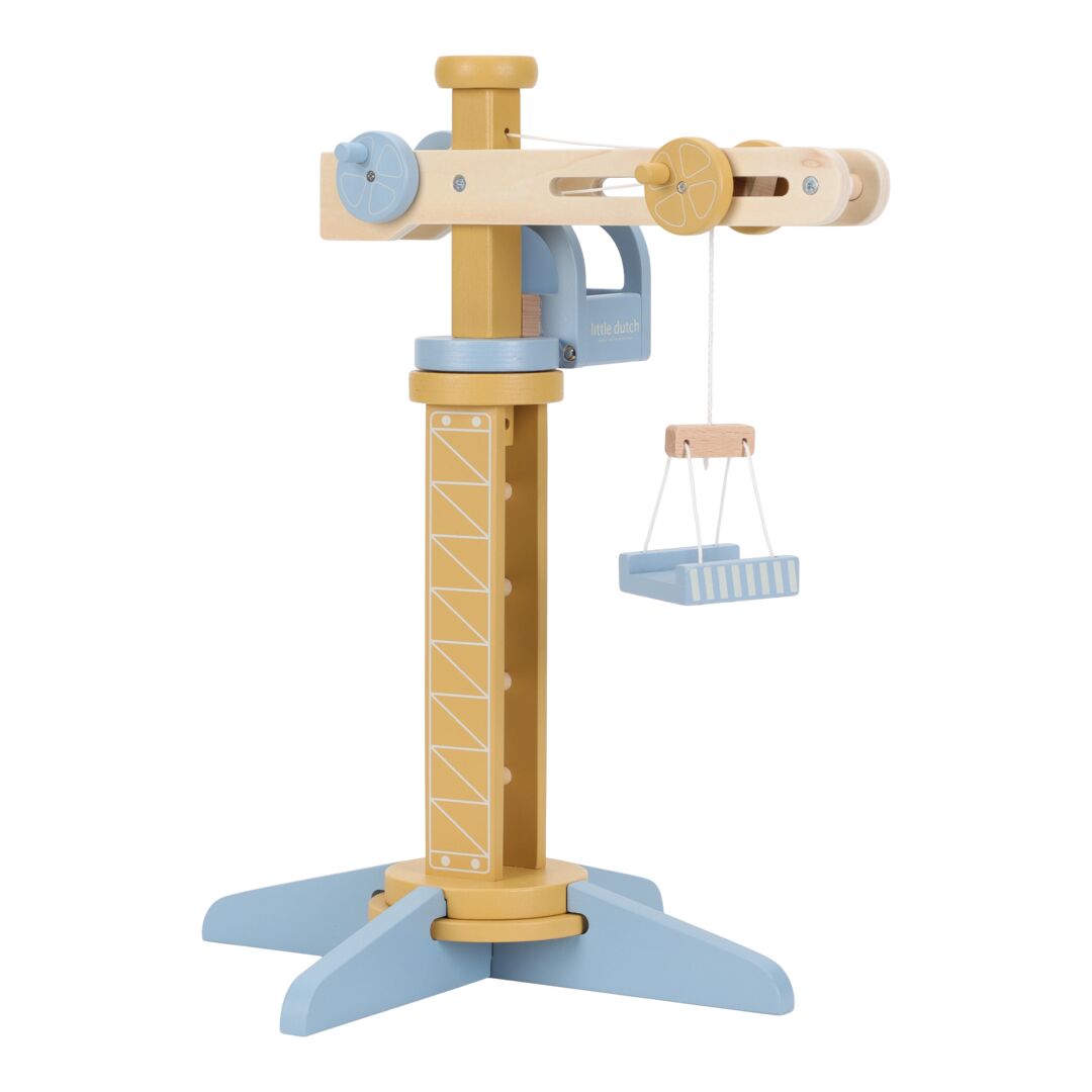 Kranset mit Eisenbahnschienen