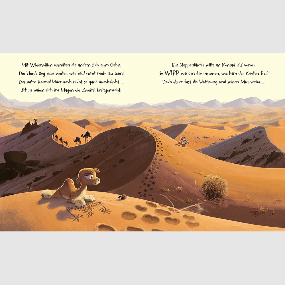 Das Kamel hat schlechte Laune