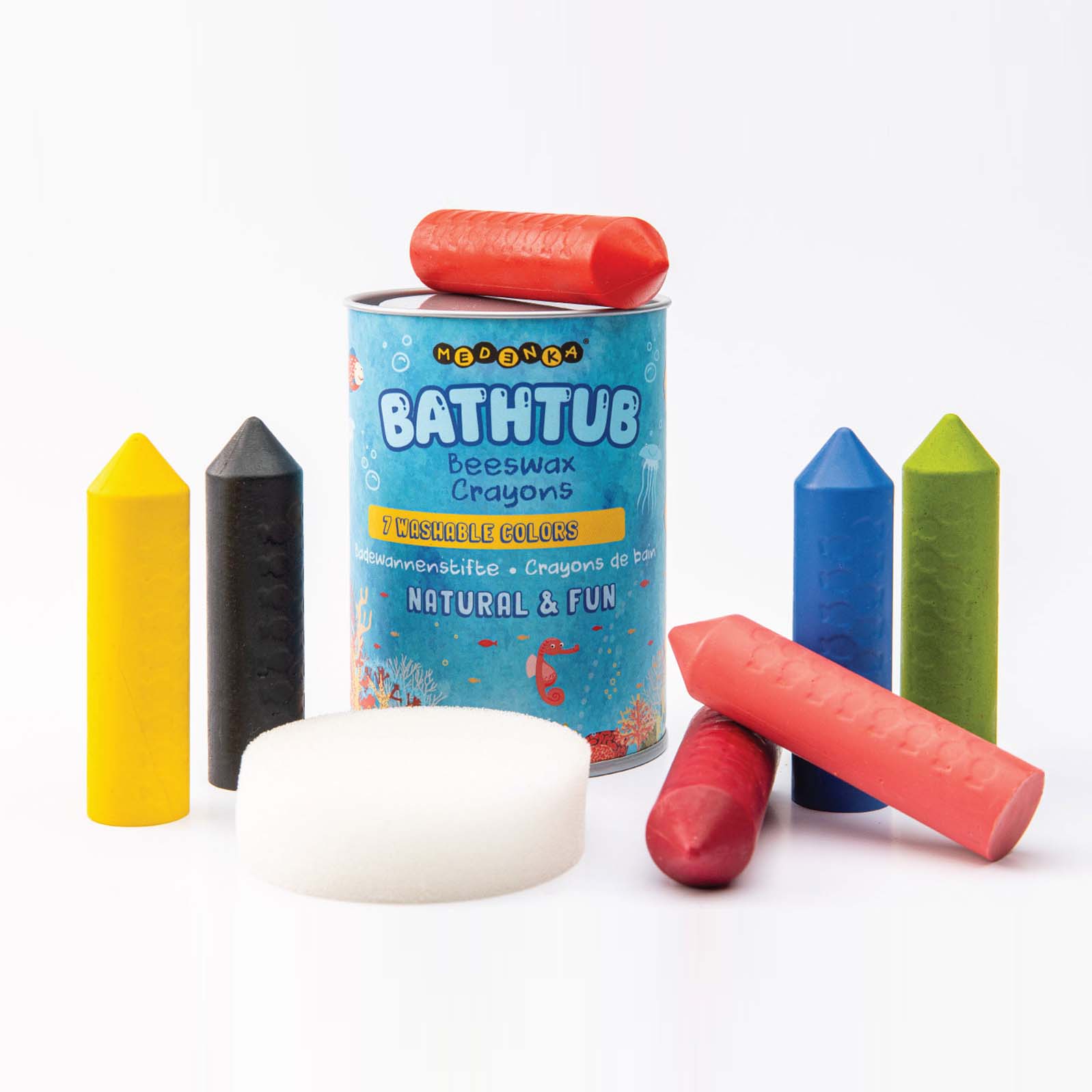 Badewannenstifte aus Bienenwachs 