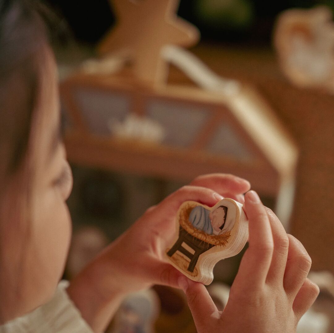 Weihnachtskrippe Spielset