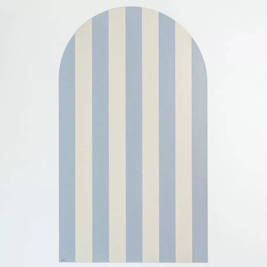 Magnetische Tapete Blau Rundbogen