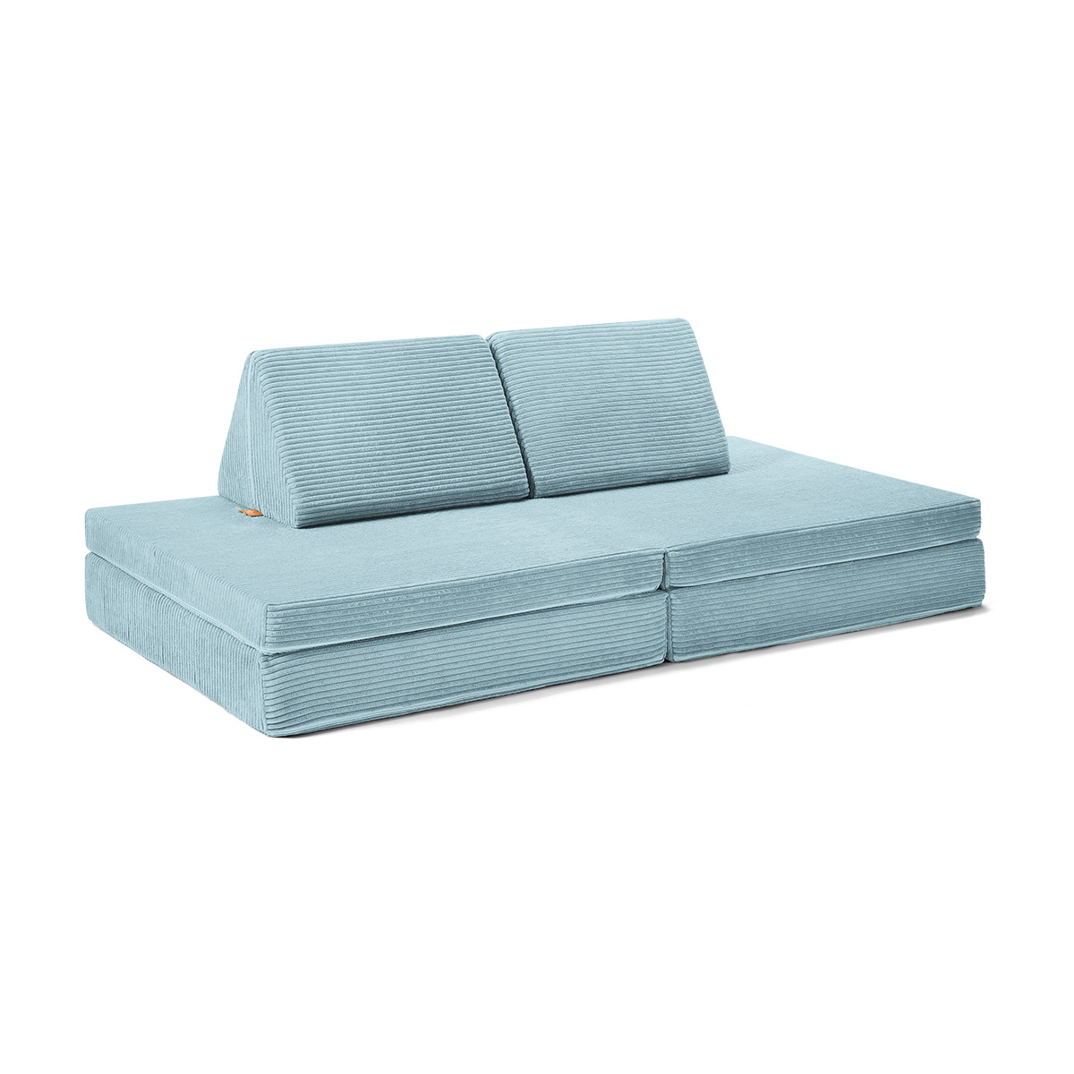 Spielsofa Cord Lagune Blau