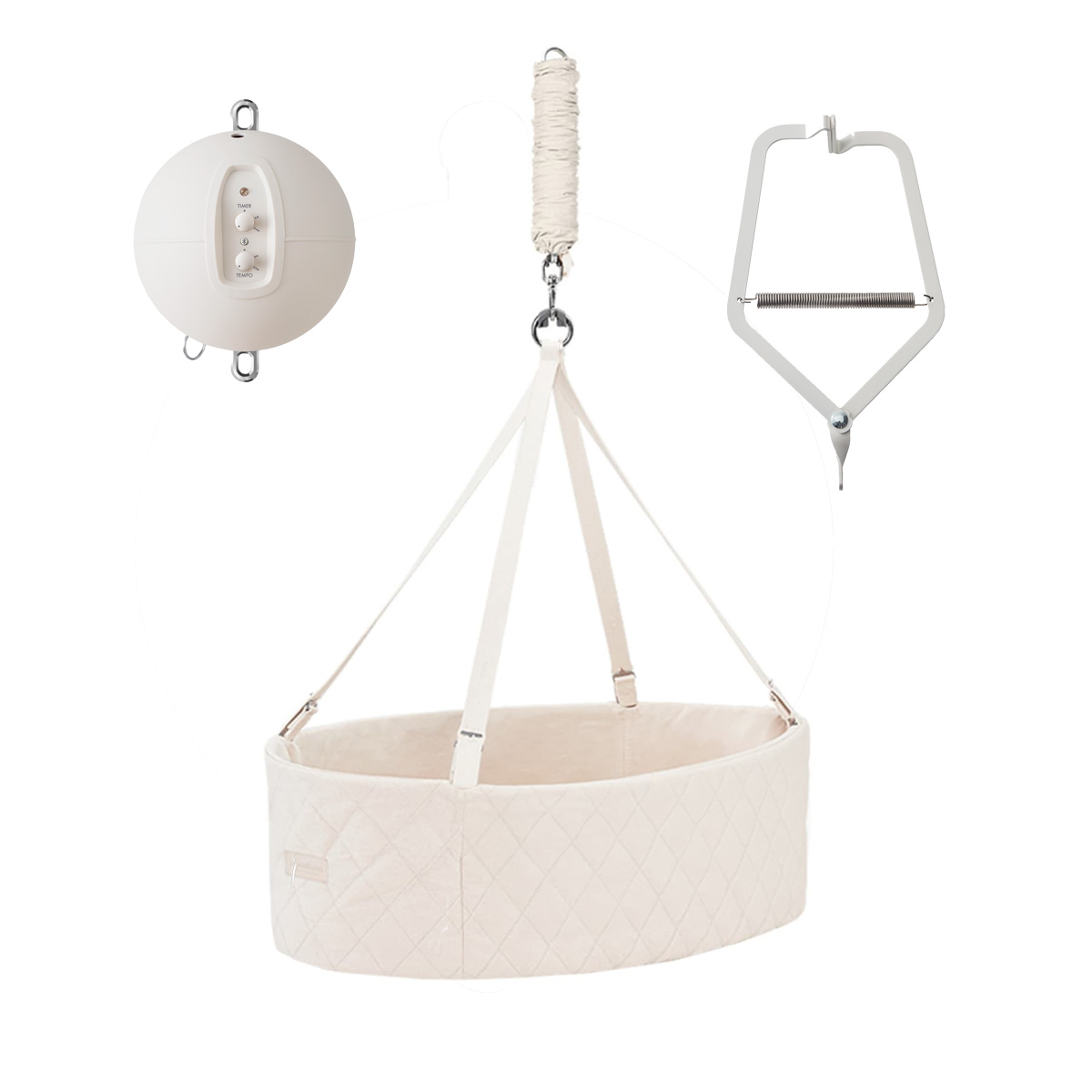 Wiege Set mit Motor Connect & Türklammer