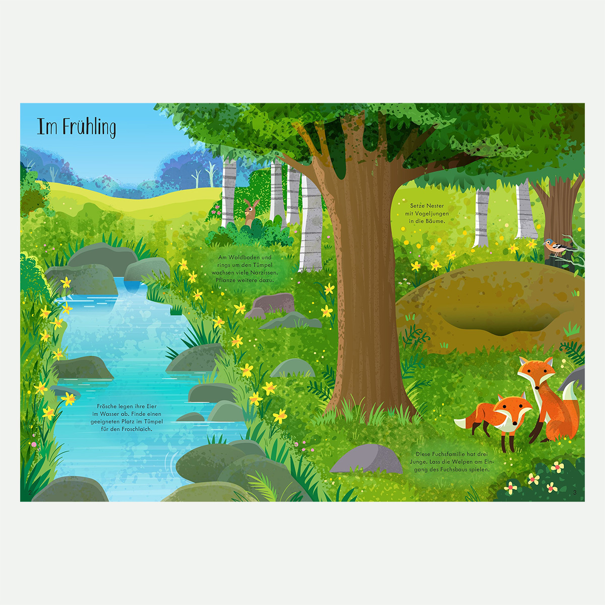 Mein Immer-wieder-Stickerbuch Im Wald