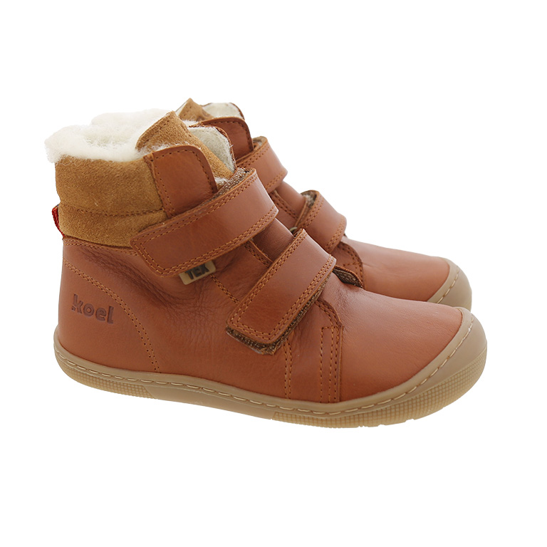 Winterschuh Demil Wolle Cognac Tex