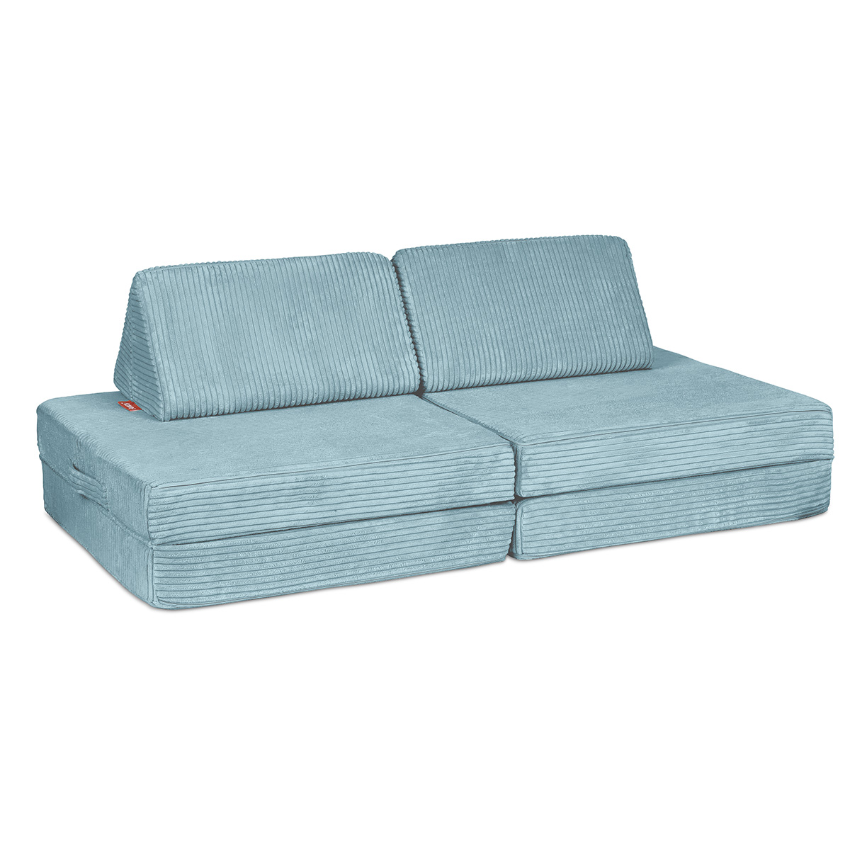 Mini Spielsofa Cord Lagune Blau