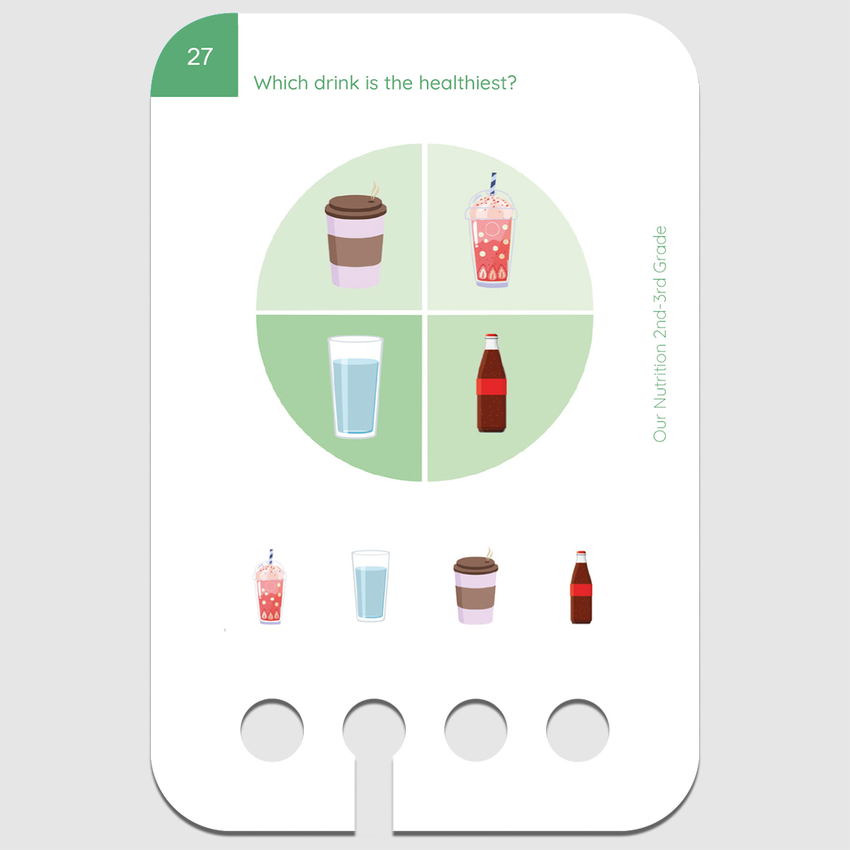 Lochkasten Kartensatz 7+ Unsere Ernährung