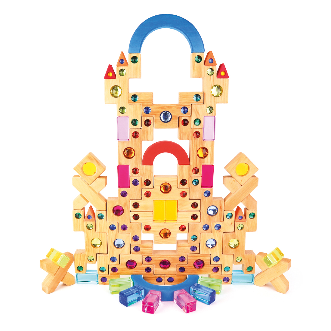 Farbtreppen mit Lichtbausteinen