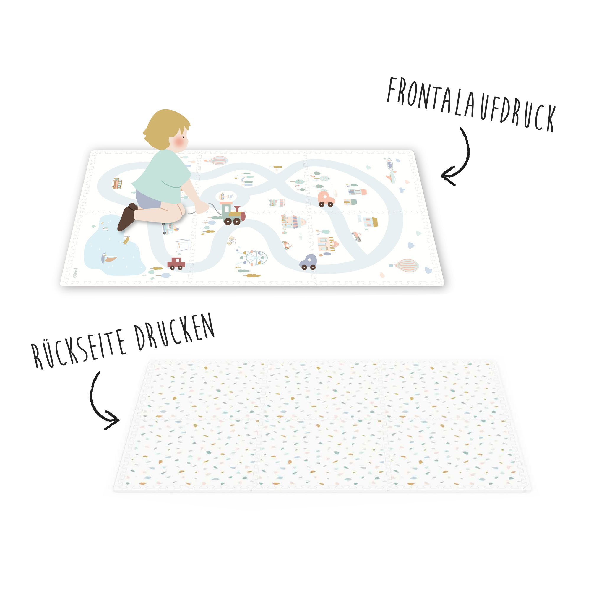 2 in 1 Spielmatte Village