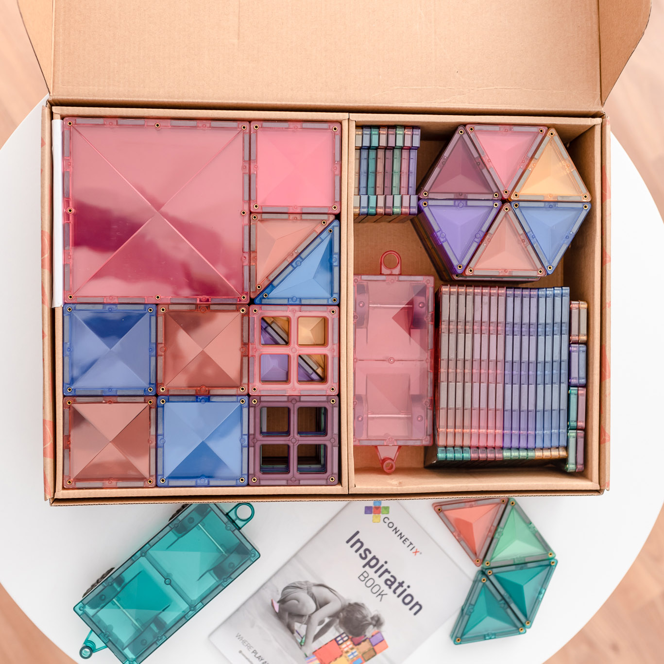 Magnetbausteine Mega Pack Pastel 202tlg.