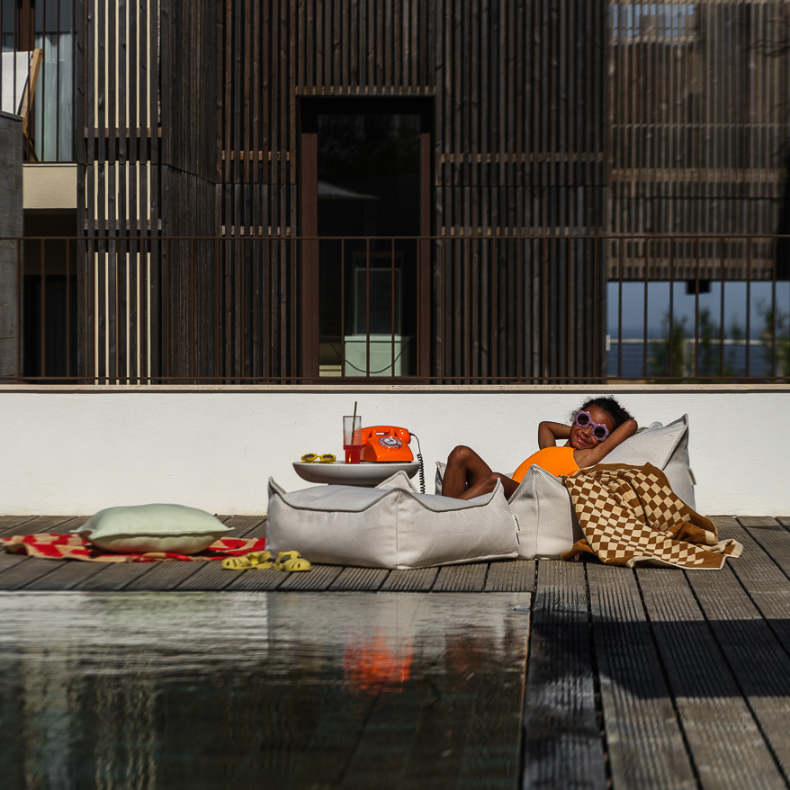 Sitzsack Ottoman Outdoor Terra