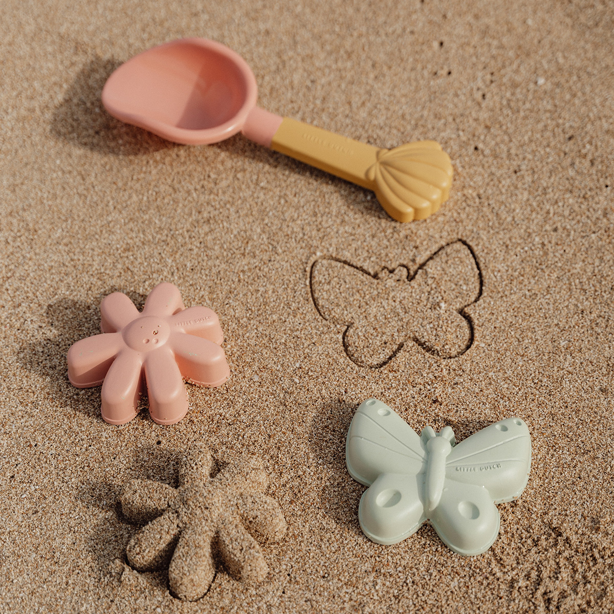 Sandspielzeug Set 3tlg. Flowers and Butterflies