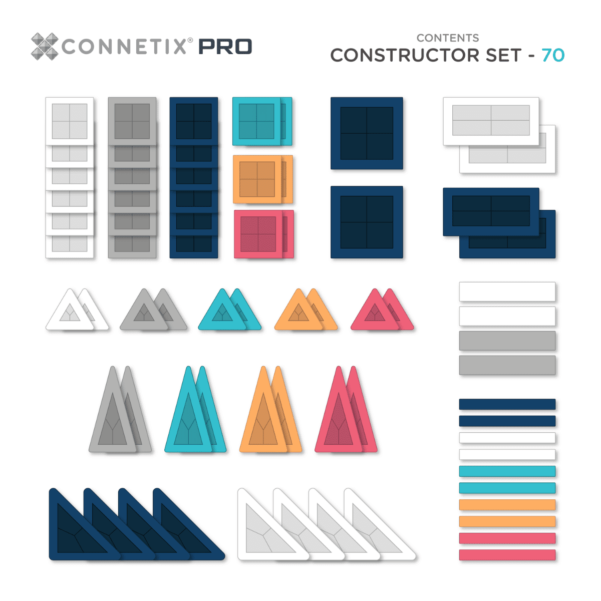 PRO Constructor Set 70 tlg.