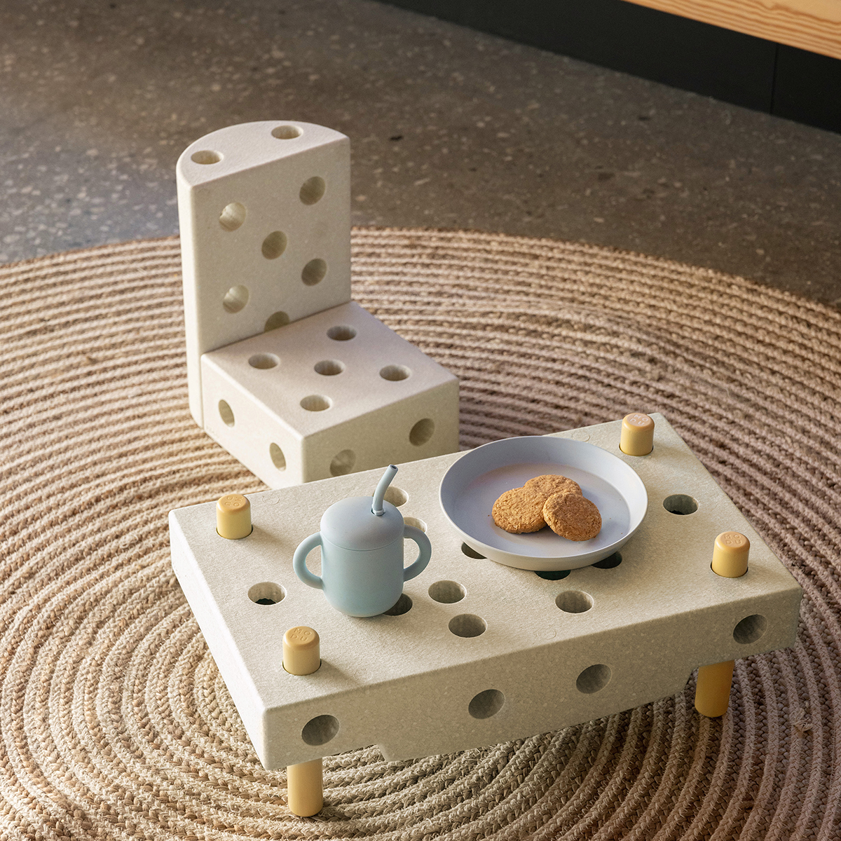 Curiosity-Set Sand Grey / Honey Yellow