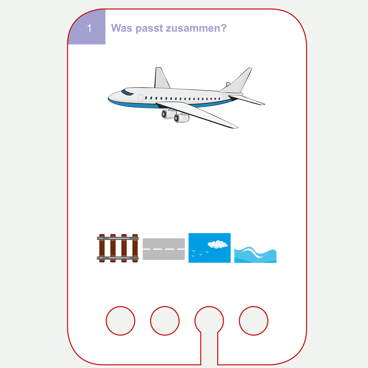 Lochkasten Kartensatz 4+ Bilder zuordnen