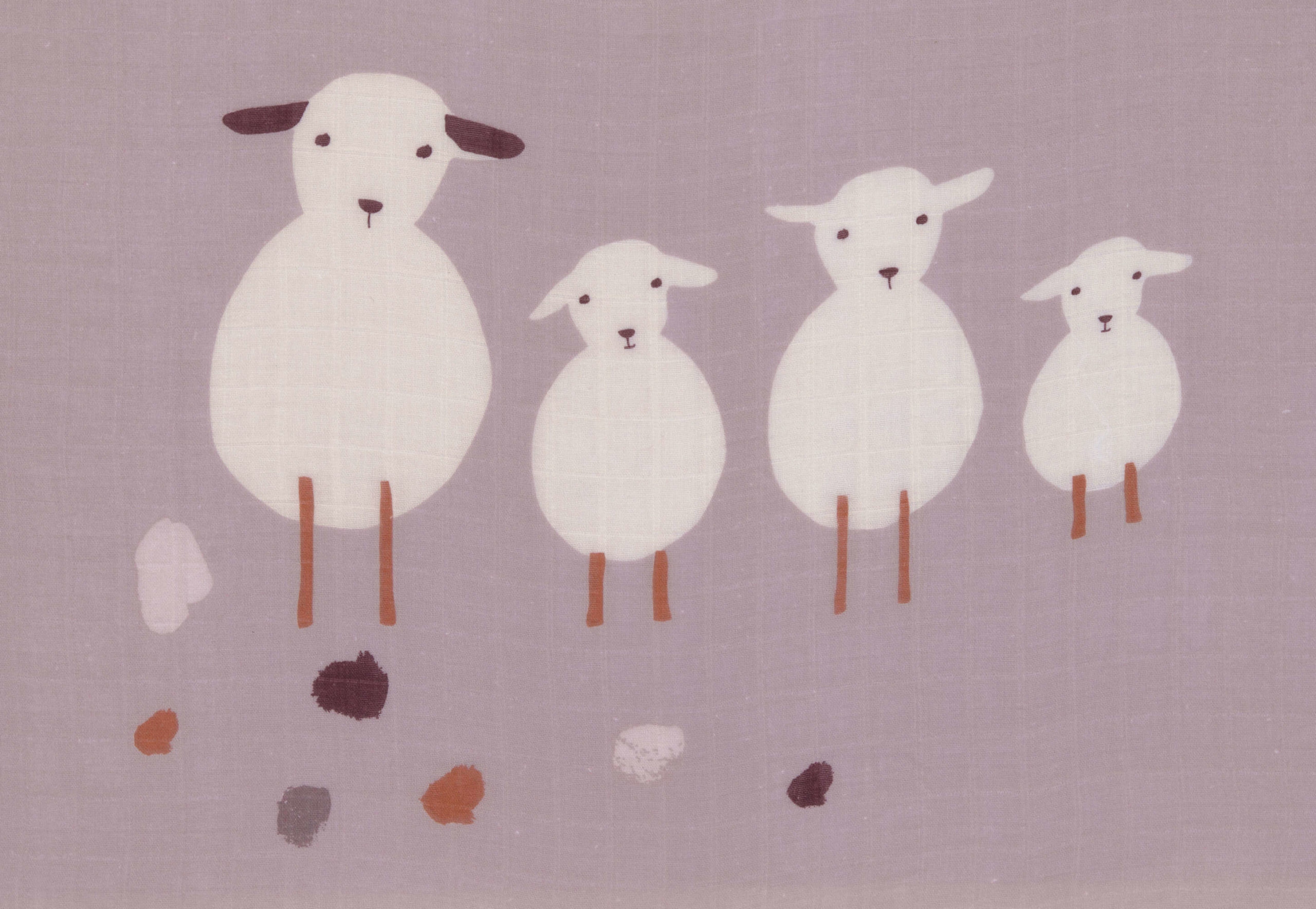 Mulltücher Set Tiny Farmer Flowers