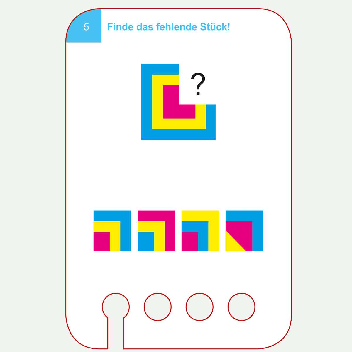 Lochkasten Kartensatz 4+ Bilder ergänzen