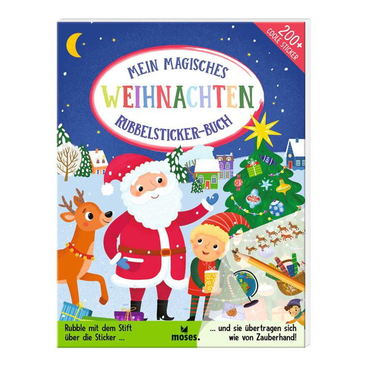 Mein magisches Rubbelsticker-Buch Weihnachten