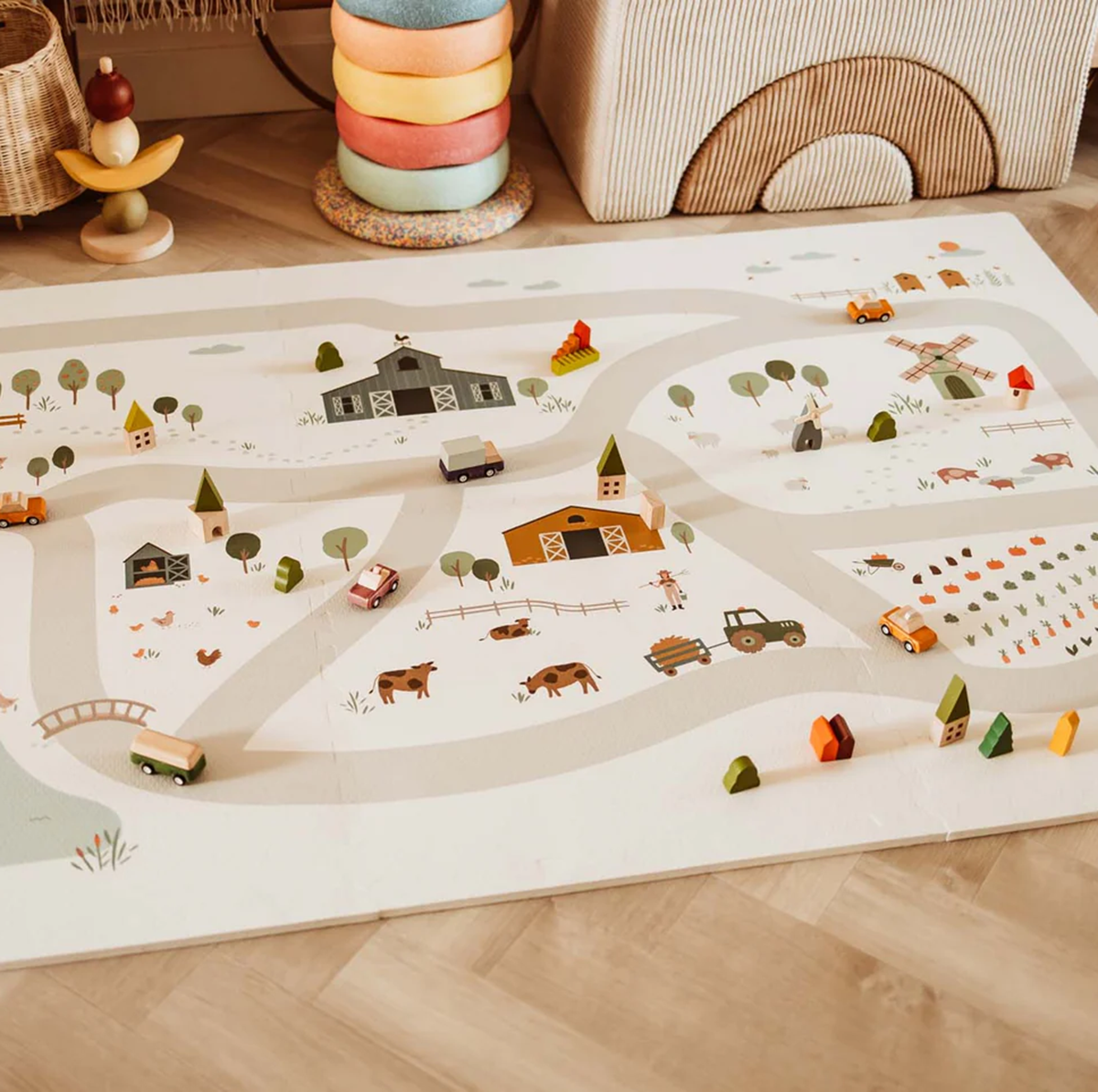 2 in 1 Spielmatte Farm