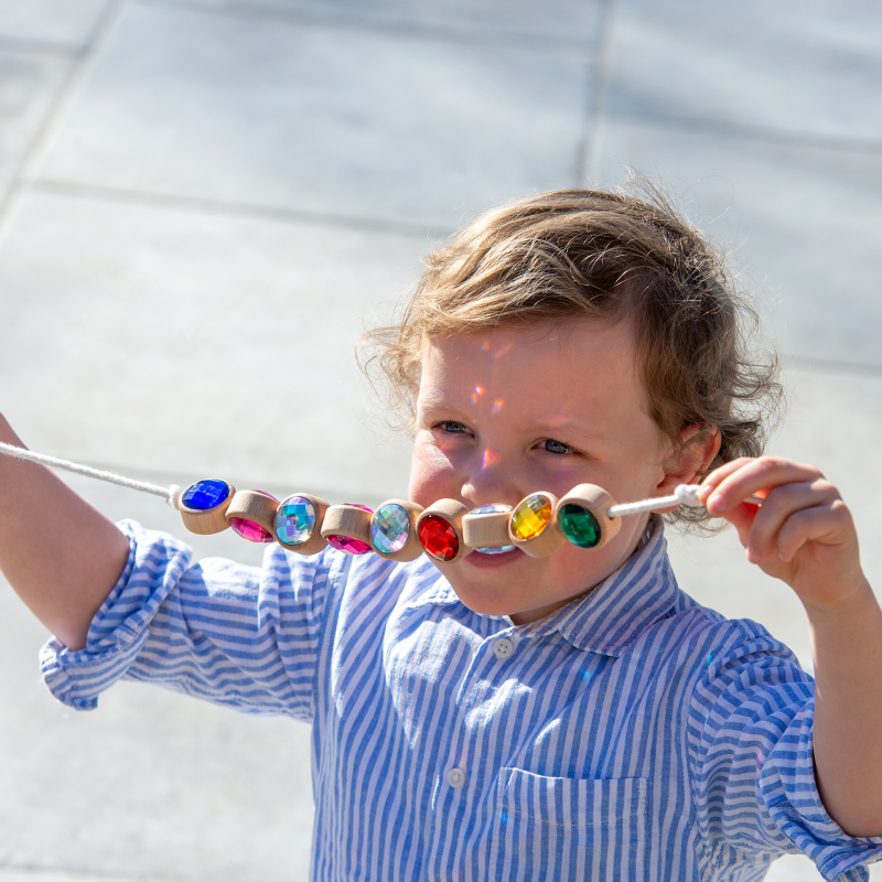 Fädelperlen Diamanten