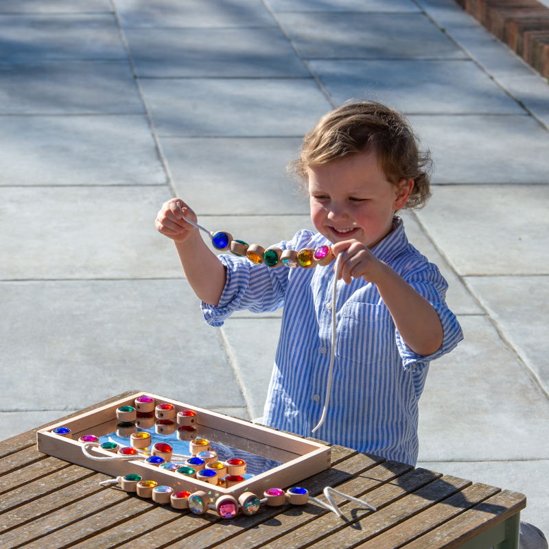 Fädelperlen Diamanten